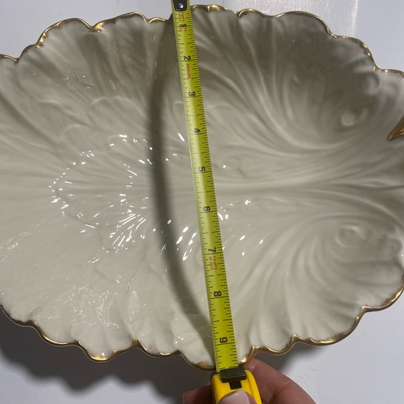 Vintage Lenox Embossed Large Leaf Serving Tray - 13.5” - Picture 5 of 11